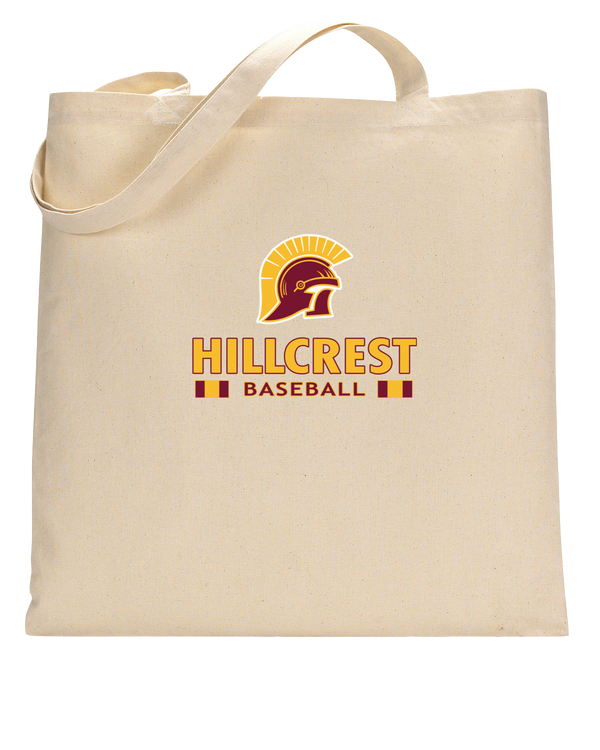 Hillcrest HS Baseball Stacked - Tote Bag