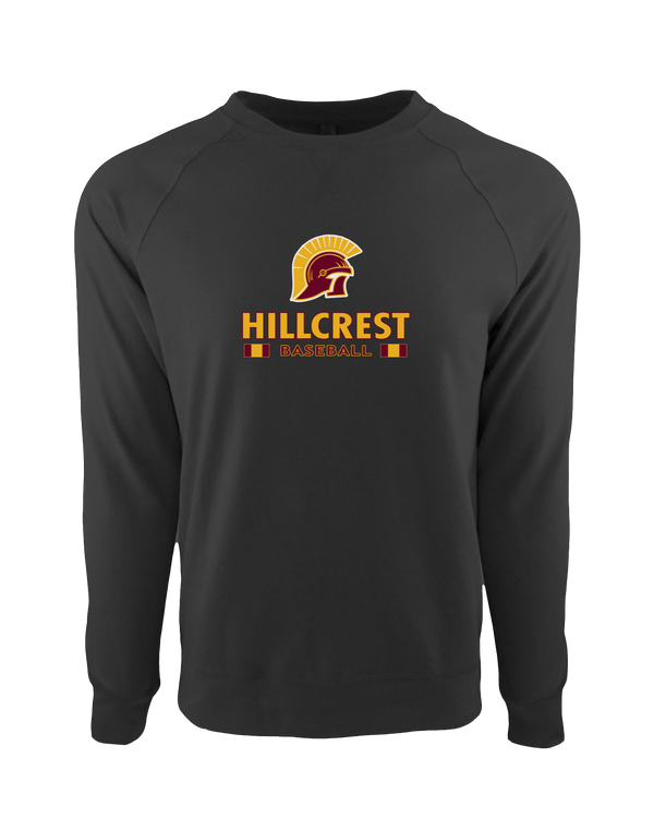 Hillcrest HS Baseball Stacked - Crewneck Sweatshirt