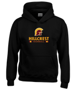 Hillcrest HS Baseball Stacked - Cotton Hoodie