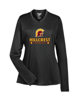 Hillcrest HS Baseball Stacked - Womens Performance Long Sleeve