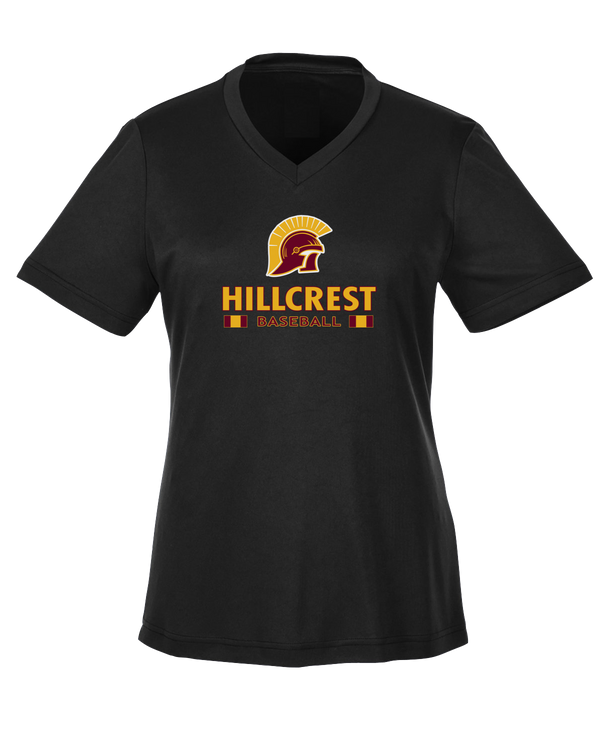 Hillcrest HS Baseball Stacked - Womens Performance Shirt