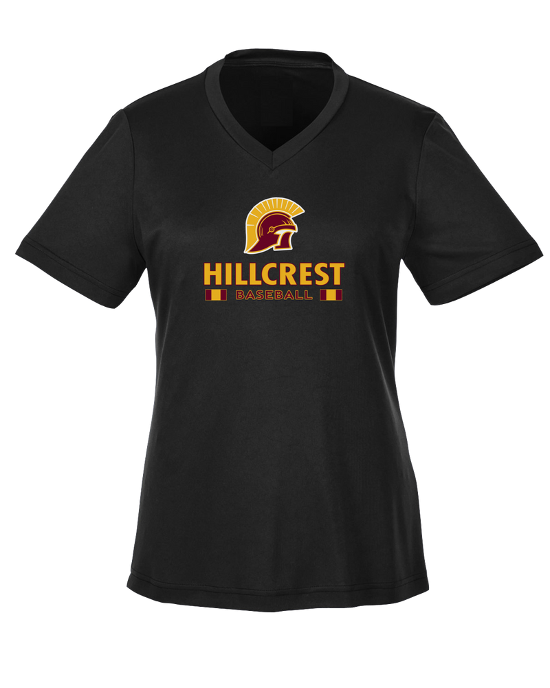 Hillcrest HS Baseball Stacked - Womens Performance Shirt