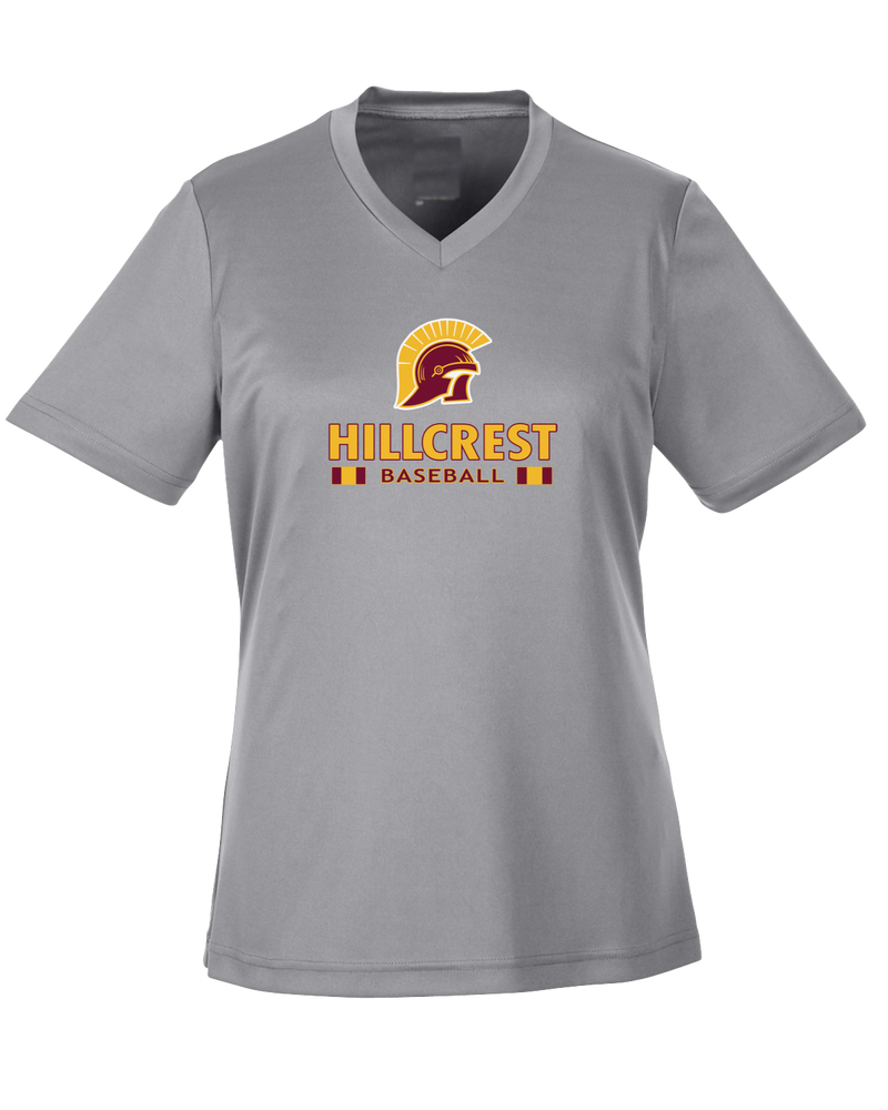Hillcrest HS Baseball Stacked - Womens Performance Shirt