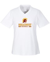 Hillcrest HS Baseball Stacked - Womens Performance Shirt