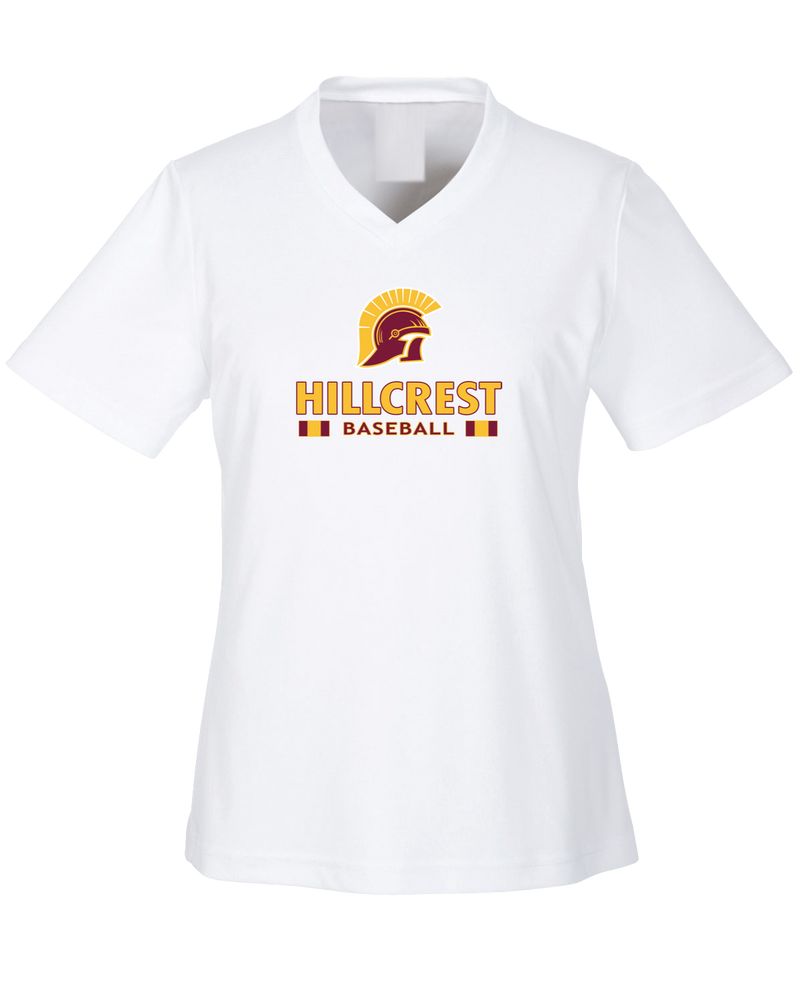 Hillcrest HS Baseball Stacked - Womens Performance Shirt