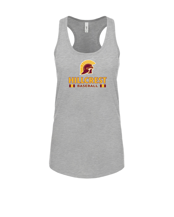 Hillcrest HS Baseball Stacked - Womens Tank Top