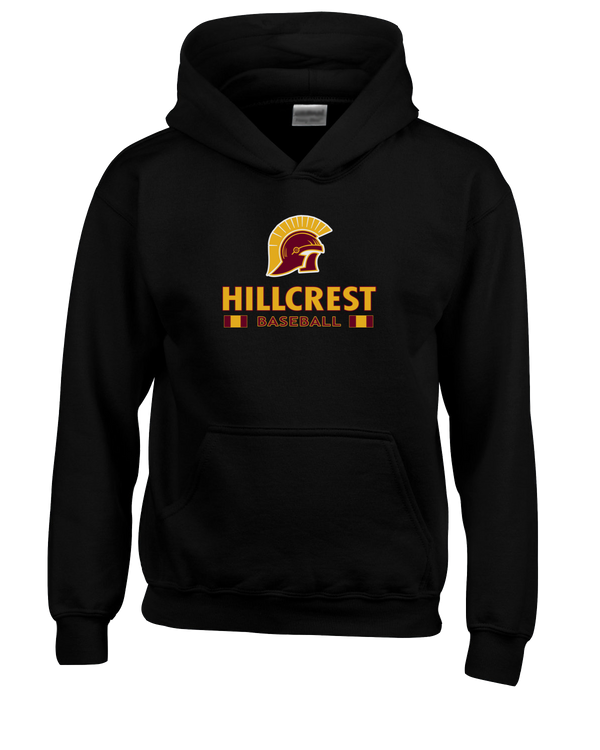 Hillcrest HS Baseball Stacked - Youth Hoodie