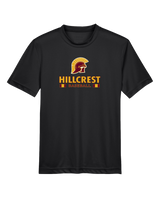 Hillcrest HS Baseball Stacked - Youth Performance T-Shirt