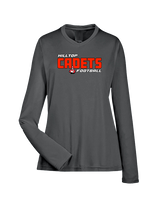 Hilltop HS Football Bold - Womens Performance Longsleeve
