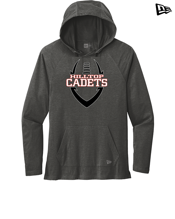 Hilltop HS Football Logo - New Era Tri-Blend Hoodie