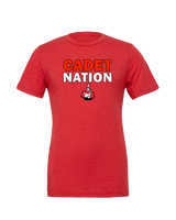 Hilltop HS Football Nation - Tri-Blend Shirt