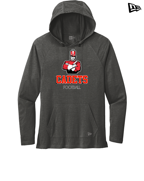 Hilltop HS Football Shadow - New Era Tri-Blend Hoodie