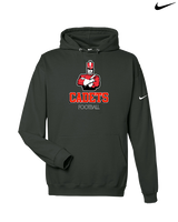 Hilltop HS Football Shadow - Nike Club Fleece Hoodie