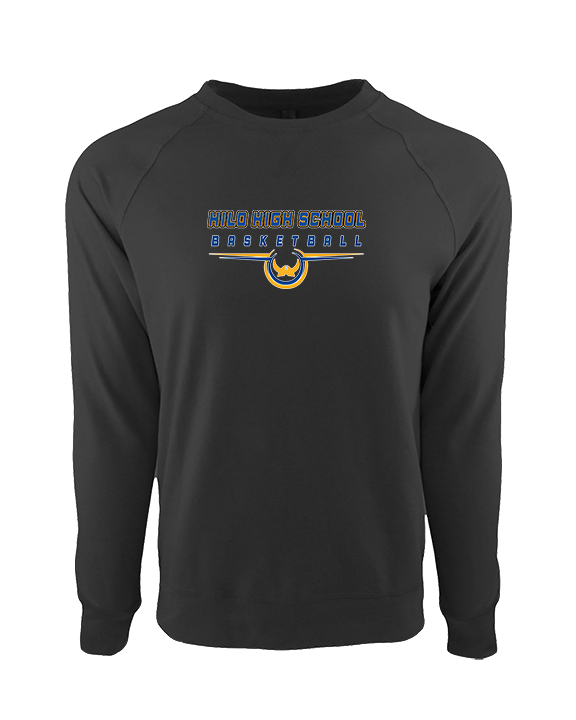 Hilo HS Boys Basketball Design - Crewneck Sweatshirt