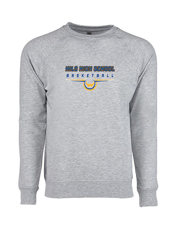 Hilo HS Boys Basketball Design - Crewneck Sweatshirt