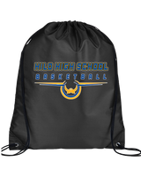 Hilo HS Boys Basketball Design - Drawstring Bag