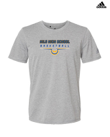 Hilo HS Boys Basketball Design - Mens Adidas Performance Shirt