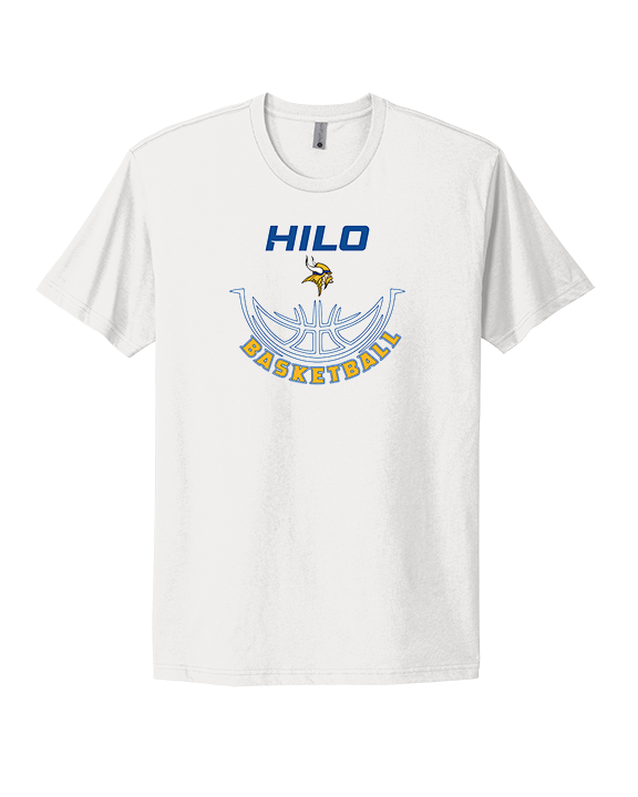 Hilo HS Boys Basketball Outline - Mens Select Cotton T-Shirt