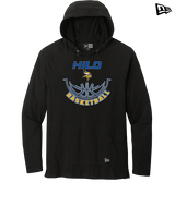 Hilo HS Boys Basketball Outline - New Era Tri-Blend Hoodie