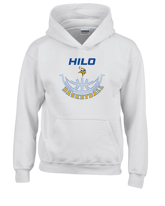 Hilo HS Boys Basketball Outline - Youth Hoodie