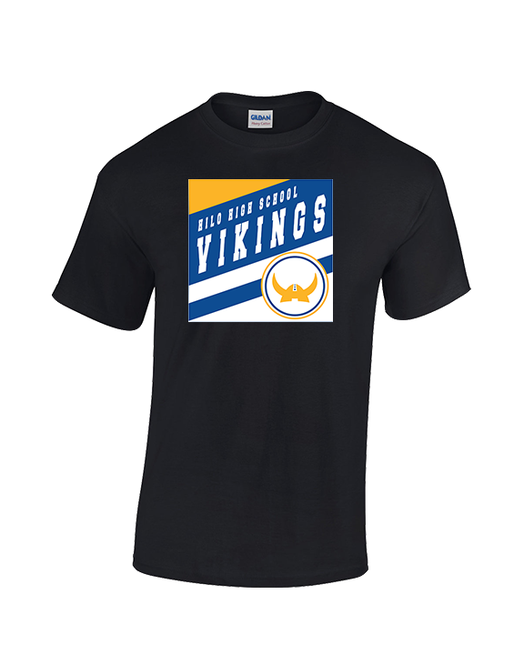 Hilo HS Boys Basketball Square - Cotton T-Shirt