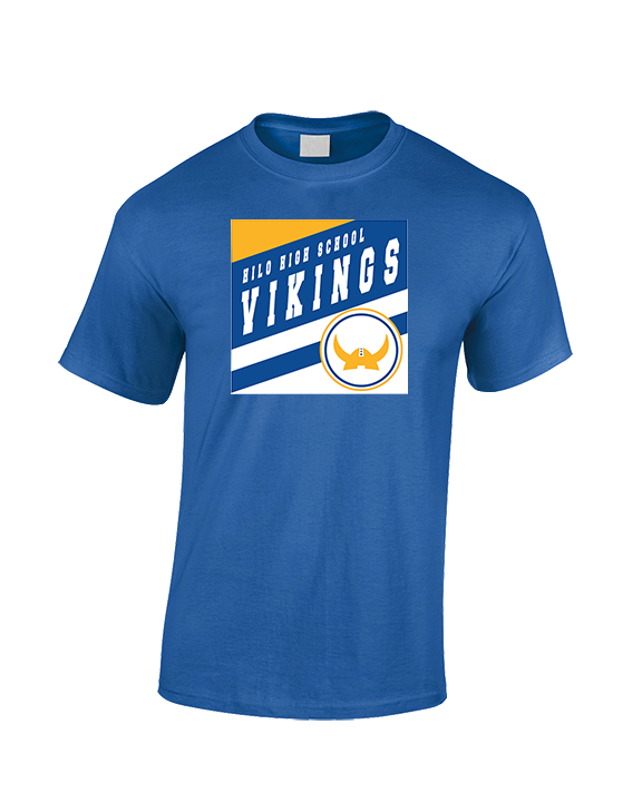 Hilo HS Boys Basketball Square - Cotton T-Shirt