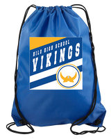 Hilo HS Boys Basketball Square - Drawstring Bag
