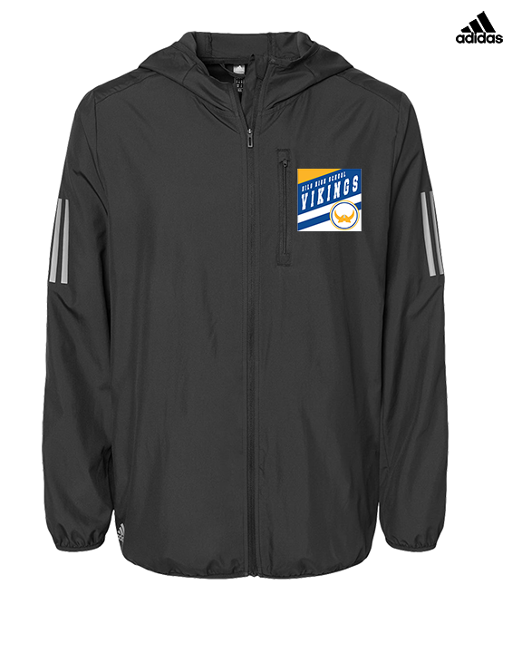 Hilo HS Boys Basketball Square - Mens Adidas Full Zip Jacket