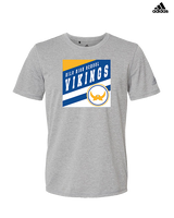 Hilo HS Boys Basketball Square - Mens Adidas Performance Shirt