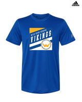 Hilo HS Boys Basketball Square - Mens Adidas Performance Shirt