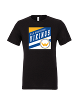 Hilo HS Boys Basketball Square - Tri-Blend Shirt
