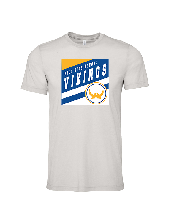 Hilo HS Boys Basketball Square - Tri-Blend Shirt