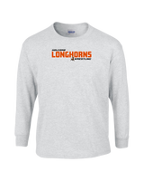 Holcomb HS Wrestling Bold - Mens Cotton Long Sleeve