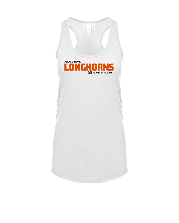 Holcomb HS Wrestling Bold - Womens Tank Top