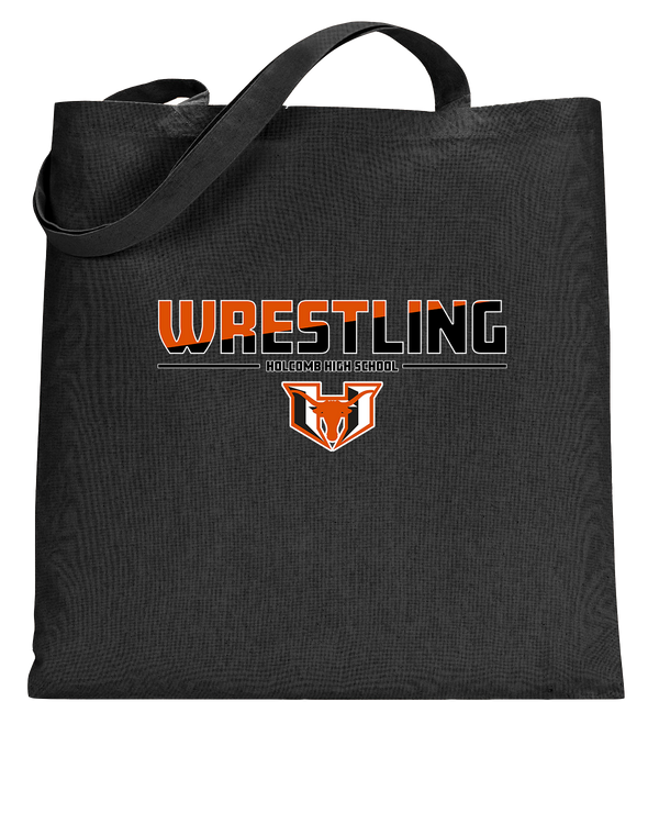 Holcomb HS Wrestling Cut - Tote Bag
