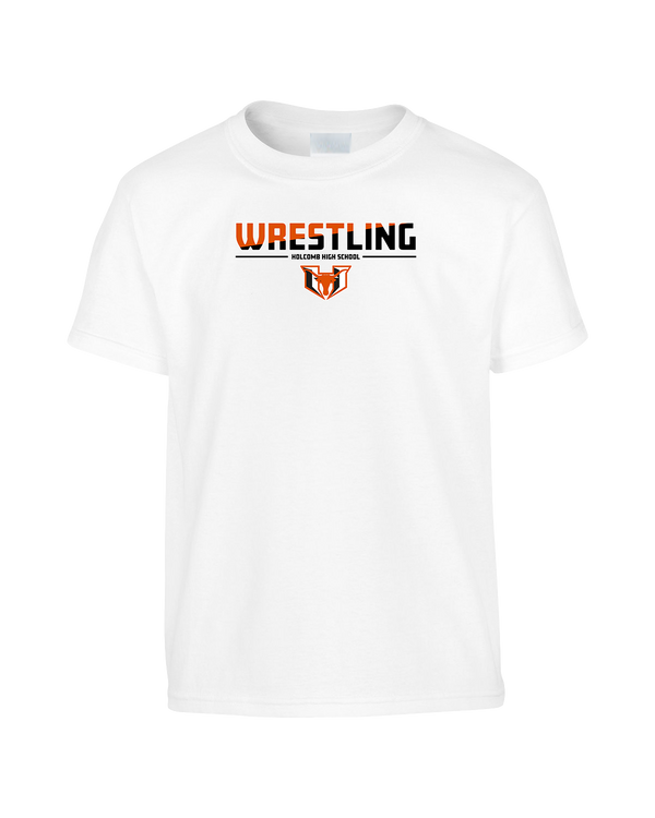 Holcomb HS Wrestling Cut - Youth T-Shirt
