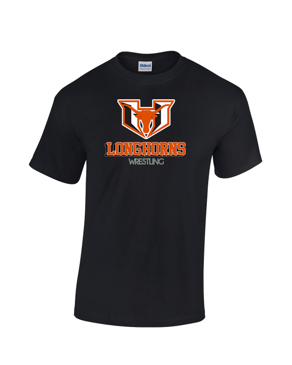 Holcomb HS Wrestling Shadow - Cotton T-Shirt