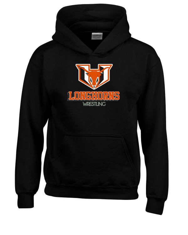 Holcomb HS Wrestling Shadow - Cotton Hoodie