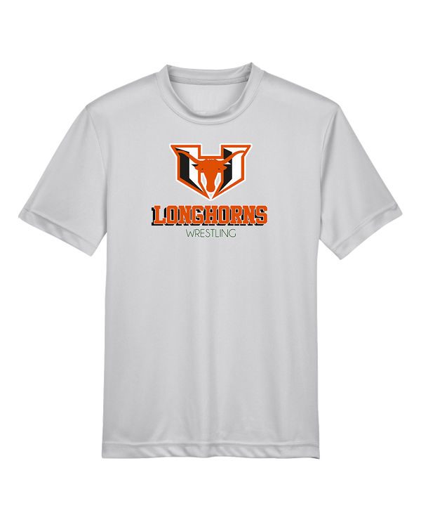 Holcomb HS Wrestling Shadow - Youth Performance T-Shirt