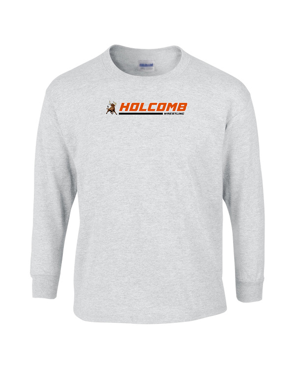 Holcomb HS Wrestling Switch - Mens Cotton Long Sleeve