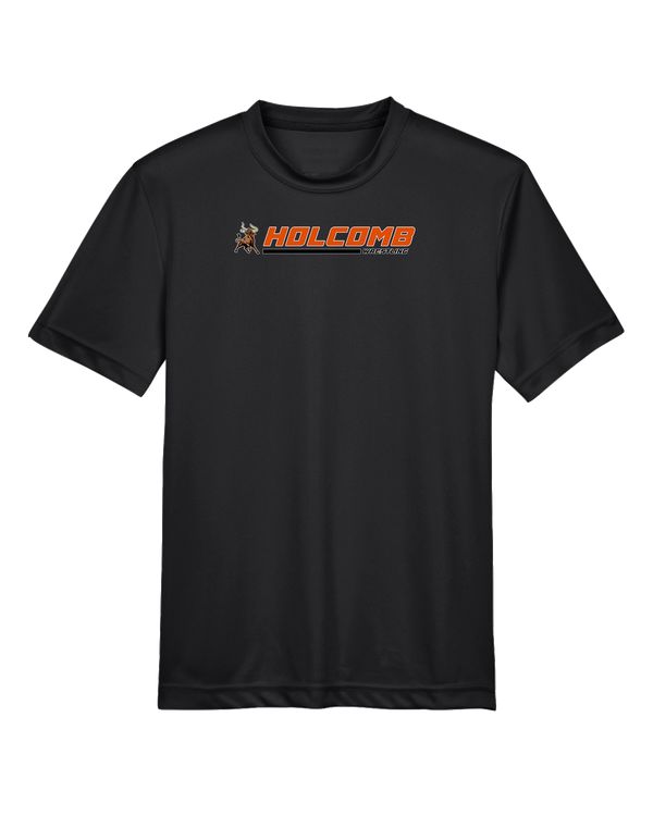 Holcomb HS Wrestling Switch - Youth Performance T-Shirt