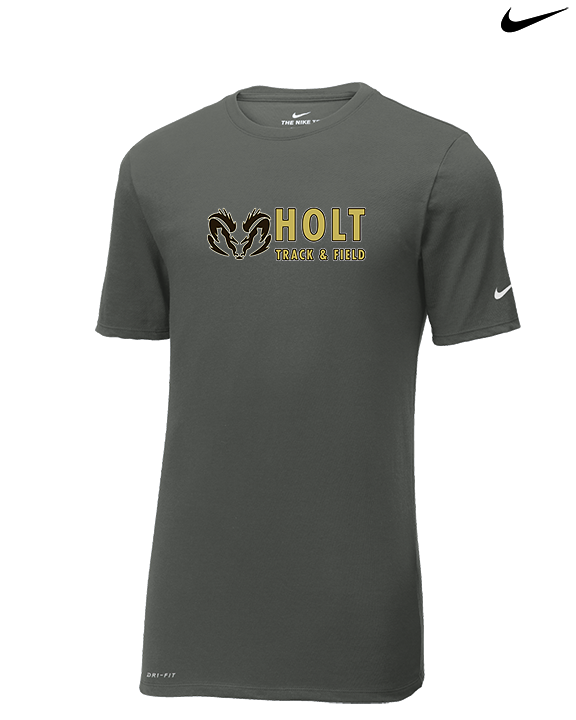 Holt HS Track & Field Basic - Mens Nike Cotton Poly Tee