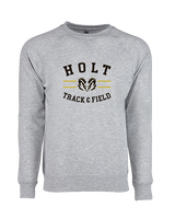 Holt HS Track & Field Curve - Crewneck Sweatshirt