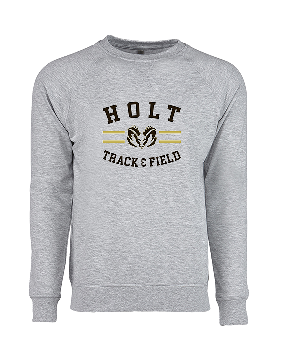 Holt HS Track & Field Curve - Crewneck Sweatshirt