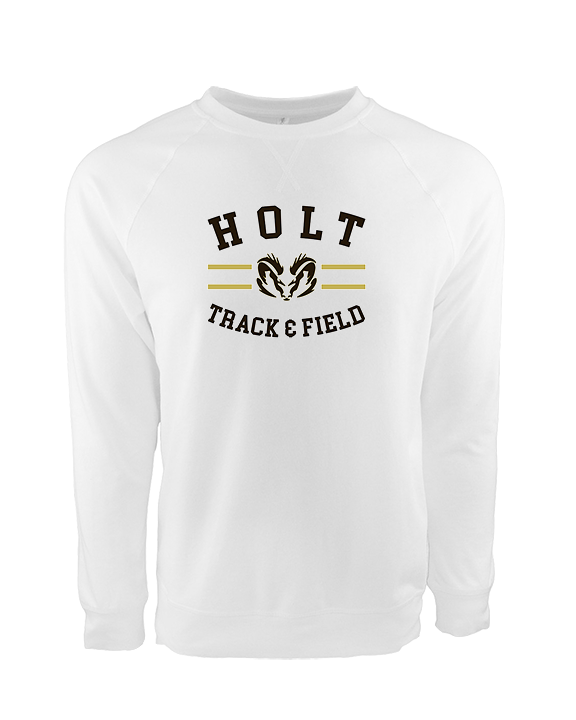 Holt HS Track & Field Curve - Crewneck Sweatshirt