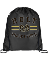 Holt HS Track & Field Curve - Drawstring Bag