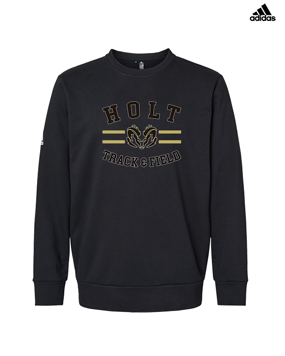 Holt HS Track & Field Curve - Mens Adidas Crewneck