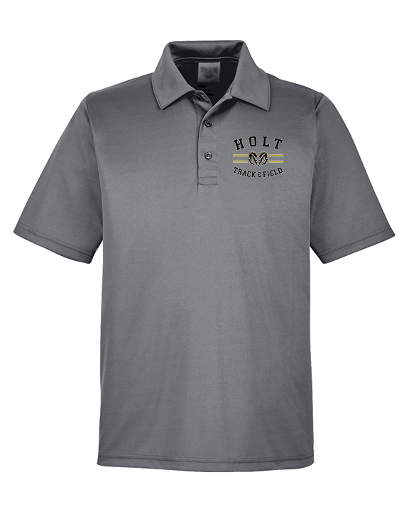 Holt HS Track & Field Curve - Mens Polo