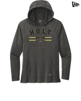 Holt HS Track & Field Curve - New Era Tri-Blend Hoodie