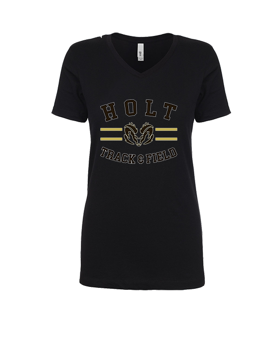 Holt HS Track & Field Curve - Womens Vneck